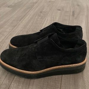 Vince black dress shoes us 8.5men